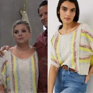 Anthropologie Pilcro Beachside Tee Size m